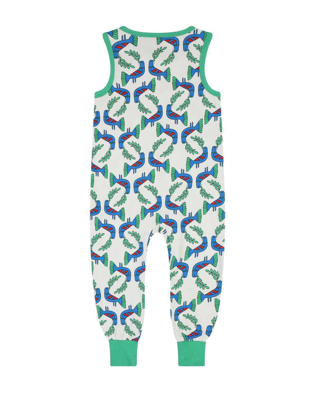 organic cotton - Rumi Dungarees - Blue Bird - Dungarees - Ameelo - baby kids clothing