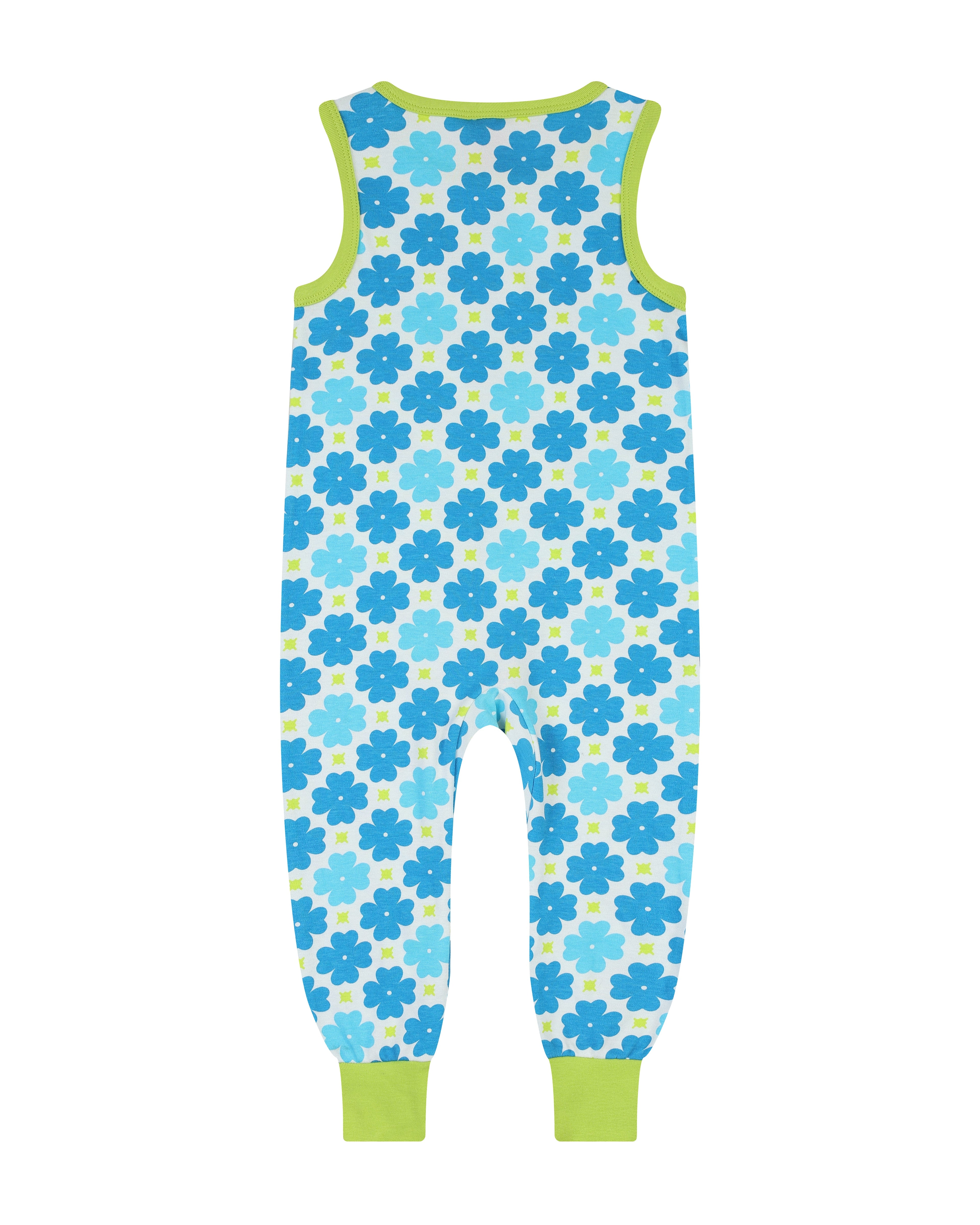 organic cotton - Rumi Dungarees - Sky Clover - Dungarees - Ameelo - baby kids clothing